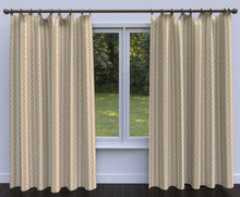Load image into Gallery viewer, Essentials Floral Stripe Upholstery Drapery Beige Brown Fabric