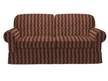 Load image into Gallery viewer, Essentials Floral Stripe Upholstery Drapery Brown Gold Fabric