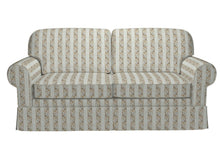 Load image into Gallery viewer, Essentials Floral Stripe Upholstery Drapery Ivory Gold Fabric