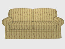 Load image into Gallery viewer, Essentials Floral Stripe Upholstery Drapery Yellow Brown Fabric