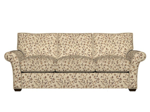 Essentials Floral Vine Upholstery Drapery Beige Brown Fabric