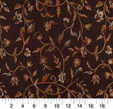 Load image into Gallery viewer, Essentials Floral Vine Upholstery Drapery Brown Gold Fabric
