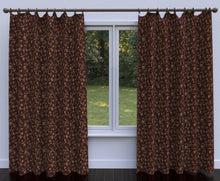 Load image into Gallery viewer, Essentials Floral Vine Upholstery Drapery Brown Gold Fabric