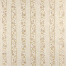 Load image into Gallery viewer, Essentials Floral Stripe Upholstery Drapery Ivory Beige Fabric