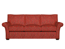 Load image into Gallery viewer, Essentials Floral Vine Upholstery Drapery Red Brown Fabric