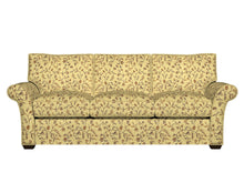 Load image into Gallery viewer, Essentials Floral Vine Upholstery Drapery Yellow Brown Fabric