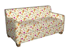 Load image into Gallery viewer, Essentials Drapery Upholstery Floral Print Fabric / Yellow Fuchsia White