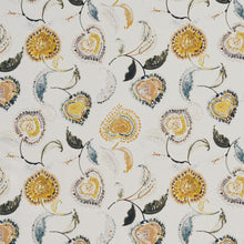 Load image into Gallery viewer, Essentials Drapery Upholstery Floral Fabric / Yellow Green White