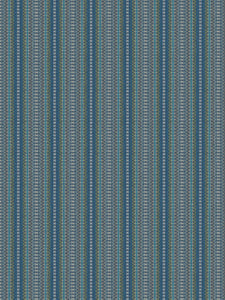 2 Colorways Geometric Upholstery Stripe Fabric Blue Green Beige