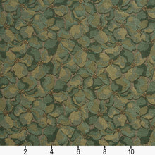 Load image into Gallery viewer, Essentials Heavy Duty Forest Olive Green Floral Petal Upholstery Fabric / Juniper