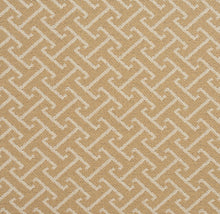 Load image into Gallery viewer, Essentials Outdoor Upholstery Drapery Fret Fabric / Beige