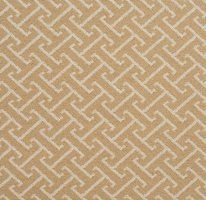 Essentials Outdoor Upholstery Drapery Fret Fabric / Beige