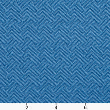 Load image into Gallery viewer, Essentials Upholstery Drapery Fret Fabric / Blue