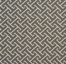 Load image into Gallery viewer, Essentials Outdoor Upholstery Drapery Fret Fabric / Gray