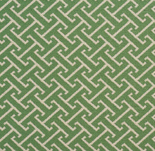Load image into Gallery viewer, Essentials Outdoor Upholstery Drapery Fret Fabric / Green