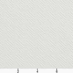 Essentials Upholstery Drapery Fret Fabric / White