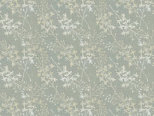 Load image into Gallery viewer, Grey Ivory Beige Floral Embroidered Drapery Fabric