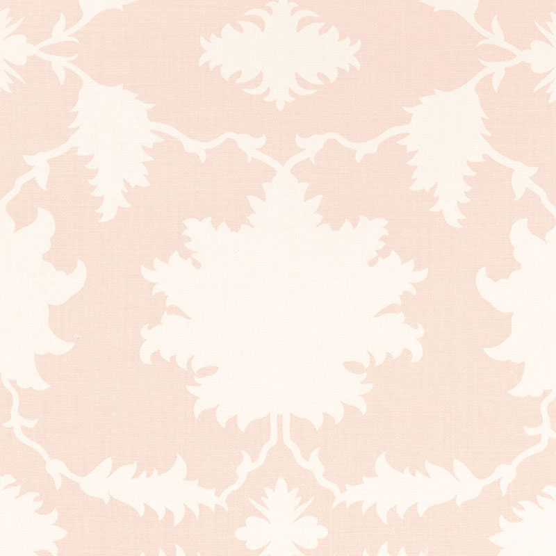 SCHUMACHER GARDEN OF PERSIA FABRIC / BLUSH CONCH