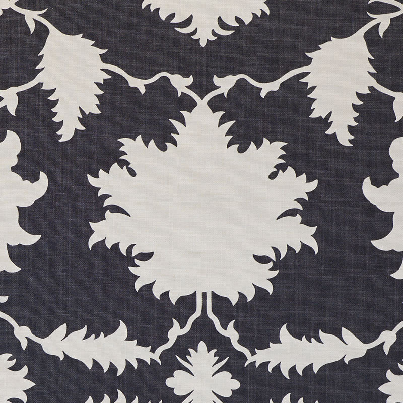 SCHUMACHER GARDEN OF PERSIA FABRIC / CHARCOAL