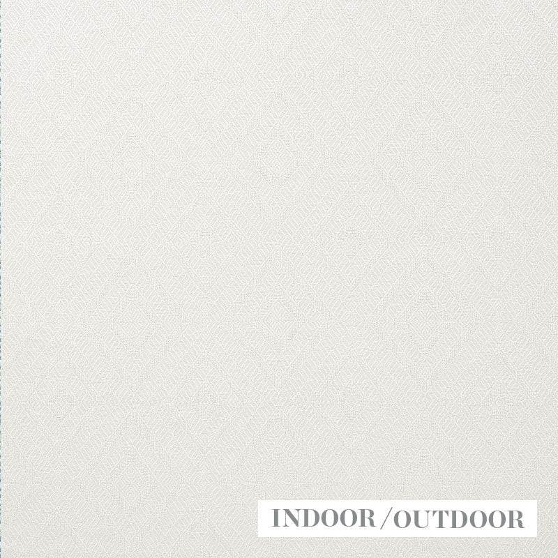 SCHUMACHER GEOMETRIC WEAVE FABRIC / IVORY
