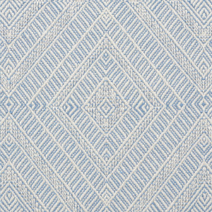 SCHUMACHER GEOMETRIC WEAVE FABRIC / CHAMBRAY