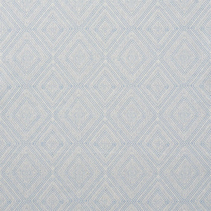 SCHUMACHER GEOMETRIC WEAVE FABRIC / CHAMBRAY