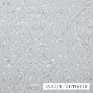 SCHUMACHER GEOMETRIC WEAVE FABRIC / CHAMBRAY