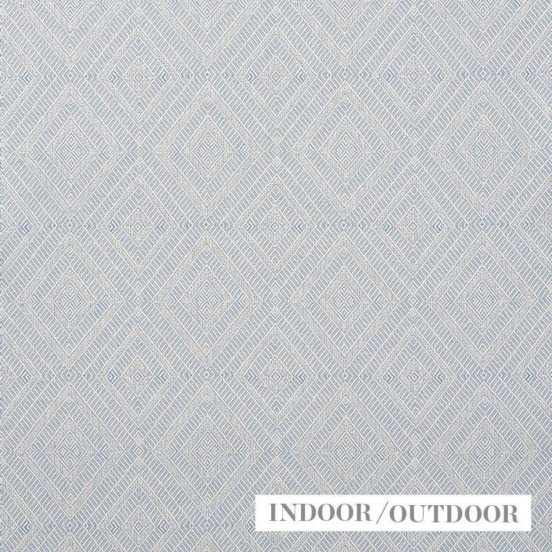 SCHUMACHER GEOMETRIC WEAVE FABRIC / CHAMBRAY