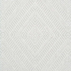 SCHUMACHER GEOMETRIC WEAVE FABRIC / MINERAL