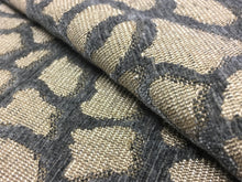 Load image into Gallery viewer, Stout Aspen Granite Taupe Brown Gray Abstract Animal Pattern Woven Chenille Upholstery Fabric