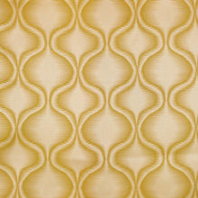 Load image into Gallery viewer, Geometric Drapery Upholstery Fabric Beige Gray Blue Gold Seafoam  / RMIL13