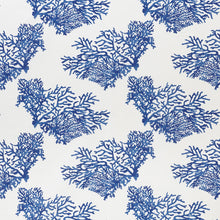 Load image into Gallery viewer, SCHUMACHER INDOOR OUTDOOR GREAT BARRIER REEF II FABRIC / INDIGO