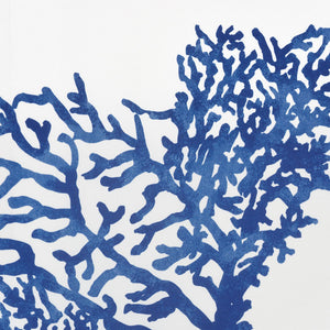 SCHUMACHER INDOOR OUTDOOR GREAT BARRIER REEF II FABRIC / INDIGO