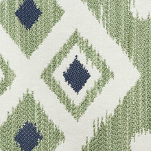 Load image into Gallery viewer, SCHUMACHER CRUSOE IKAT FABRIC / GREEN