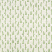 Load image into Gallery viewer, SCHUMACHER JUNIPER BLOCK PRINT FABRIC / GREEN