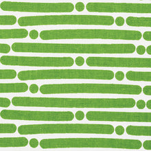 Load image into Gallery viewer, SCHUMACHER DOT DASH FABRIC / GREEN