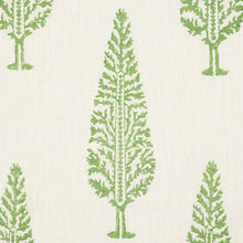 Load image into Gallery viewer, SCHUMACHER JUNIPER BLOCK PRINT FABRIC / GREEN