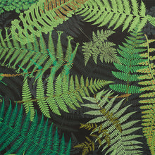 Load image into Gallery viewer, SCHUMACHER FERNARIUM FABRIC / GREEN &amp; BLACK