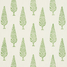 Load image into Gallery viewer, SCHUMACHER JUNIPER BLOCK PRINT FABRIC / GREEN