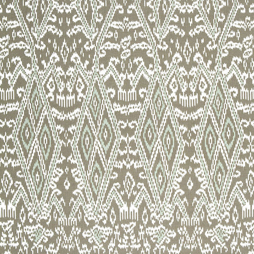SCHUMACHER MAYA IKAT PRINT FABRIC / GREIGE