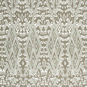 SCHUMACHER MAYA IKAT PRINT FABRIC / GREIGE