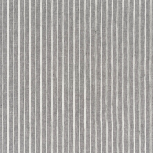 SCHUMACHER FILIPPO LINEN SHEER FABRIC / GREY