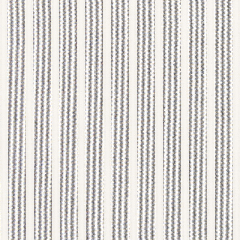 SCHUMACHER JEAN STRIPE FABRIC / GREY