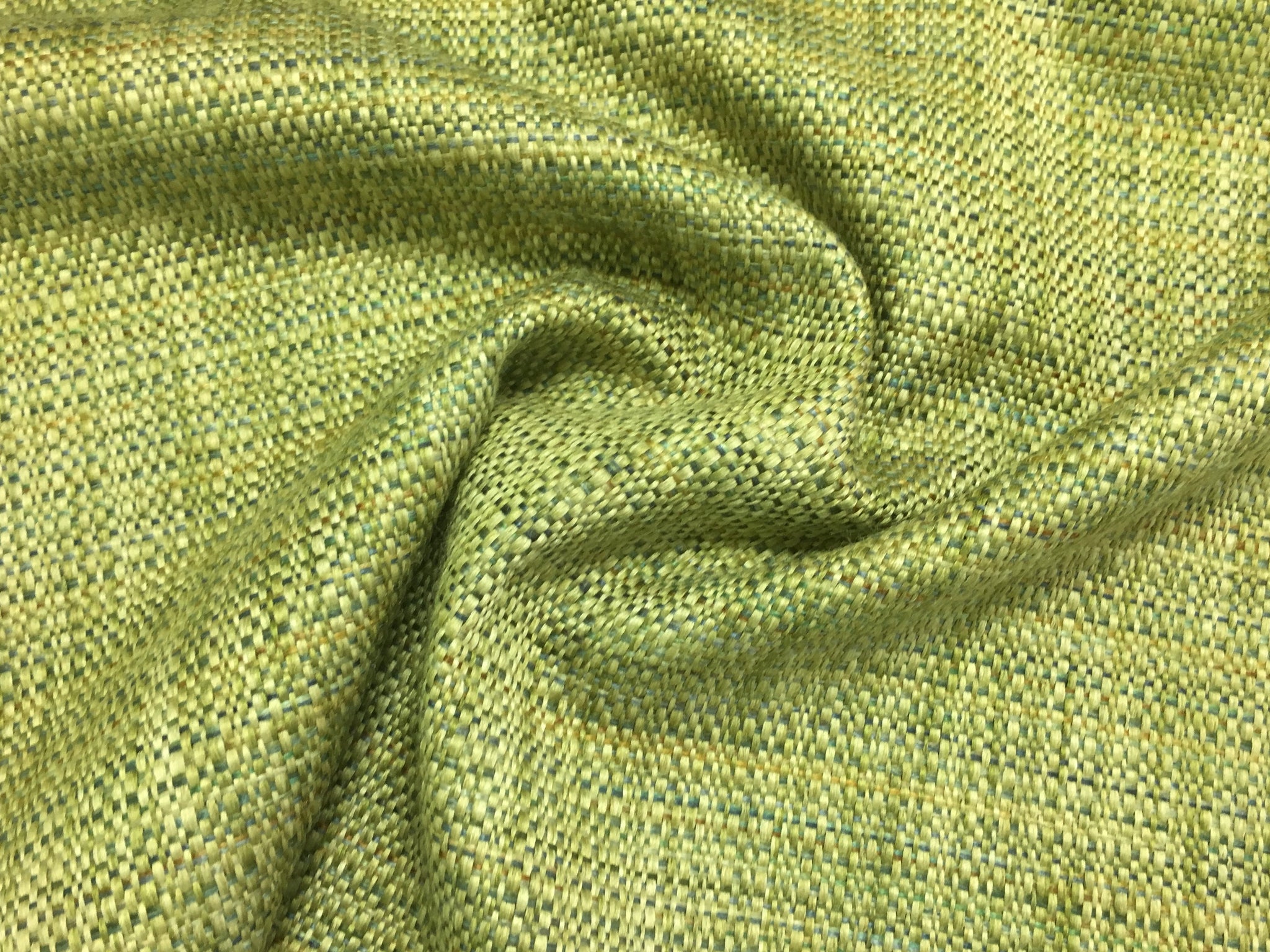 Dorian Grass Upholstery Fabric Green and Navy Fabric -  Singapore