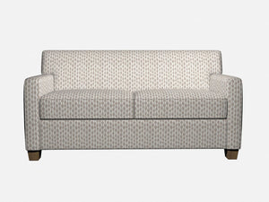 Essentials Heavy Duty Upholstery Geometric Fabric / Beige White