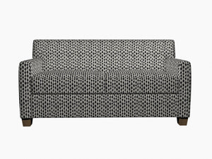 Essentials Heavy Duty Upholstery Geometric Fabric / Black White