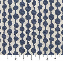 Load image into Gallery viewer, Essentials Heavy Duty Upholstery Geometric Fabric / Blue White