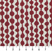 Load image into Gallery viewer, Essentials Heavy Duty Upholstery Geometric Fabric / Burgundy White