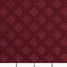 Load image into Gallery viewer, Essentials Upholstery Geometric Fabric Burgundy / Wine Diamond