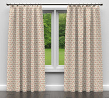 Load image into Gallery viewer, Essentials Heavy Duty Geometric Upholstery Drapery Fabric / Coral Beige Sage